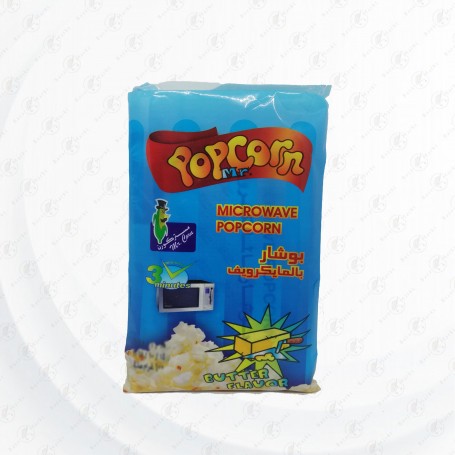 Microwave Popcorn with butter MR.Corn 100Gr