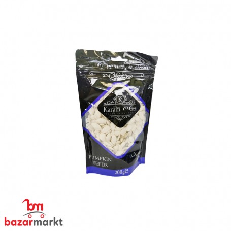 Kürbiskerne Kerne geröstet und gesalzen Karam Alsham 200Gr