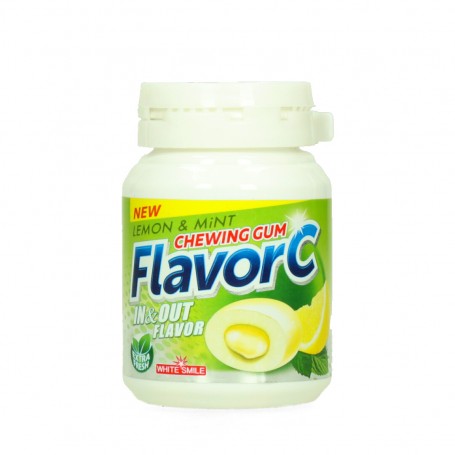 Chewing gum  Lemon and mint Flavor C 60Gr