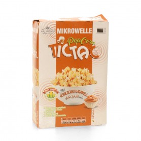Microwave Popcorn with Caramel Tic Tac 100Gr