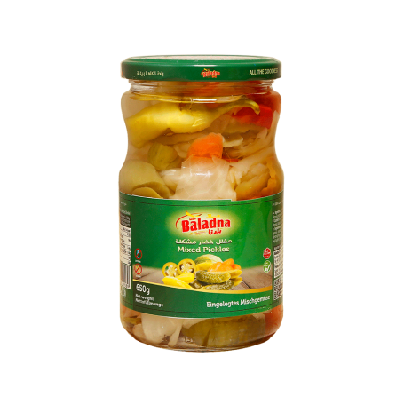 Mixed Pickles Baladna 650 Gr