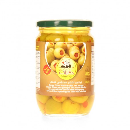 Stuffed pepper olives Hekayat 650Gr