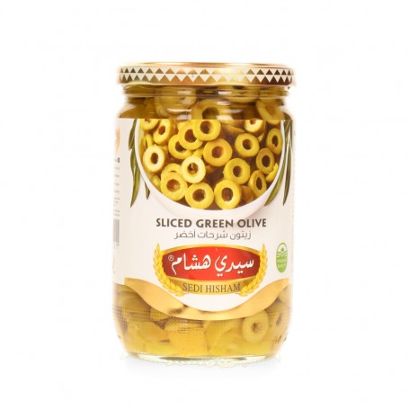 Green Olives Salkini Sedi Hesham 660Gr