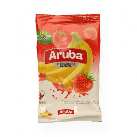 Strawberry and banana Powder Juice Aruba 750Gr