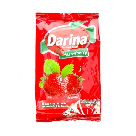 مسحوق العصير بطعم الفراولة دارينا 750غرام