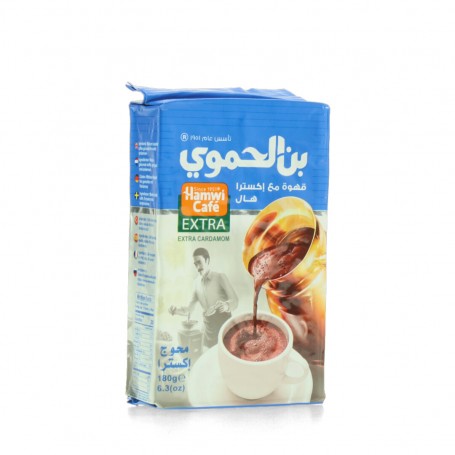 قهوة مع هال اكسترا الحموي 180 غرام /أزرق/