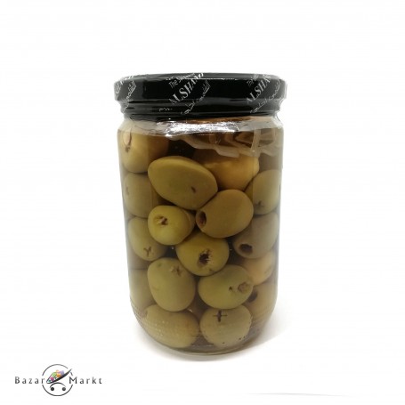 Grüne Oliven ohne Kerne Alshami 650Gr