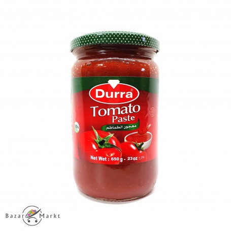 معجون الطماطم درة 650 غرام /زجاج/