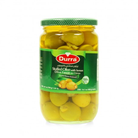 Oliven gefüllt Zitrone Durra 650Gr