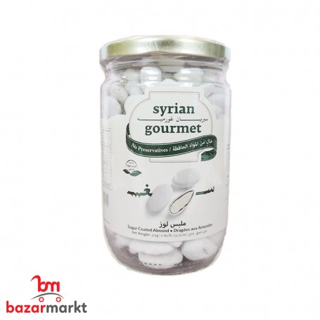 Sugar Coated Almond Syrian Gourmet 375 Gr