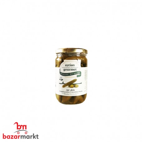 Pikled Cucumbers Syrian Gourmet 600Gr