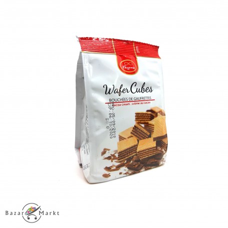 Chocolate Cream filled wafer Cubes 50 Gr
