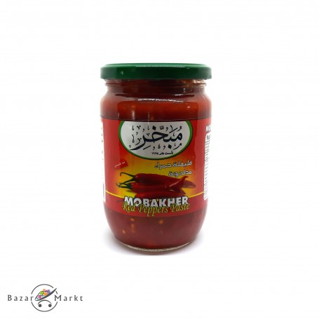 Zerkleinerte rote Paprika Mobakher 600Gr