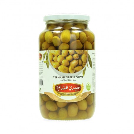 Green Olives Tephahi  Sedi Hesham 1250Gr