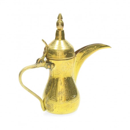 مصب قهوة عربية دلة نحاس نقش 170 مل