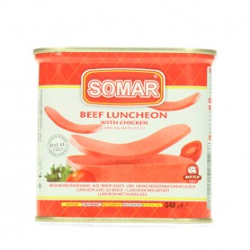 BEEF +Huhn Luncheon Fleisch  Somar 340Gr