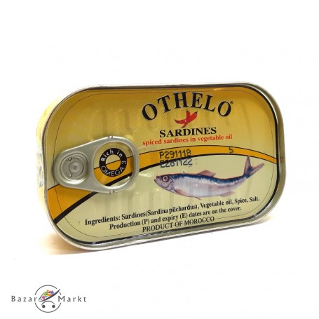 Sardines with Chilli pepper Otello 125Gr