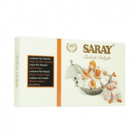 Turkish Delight stuffed with almonds  SARAY 400Gr