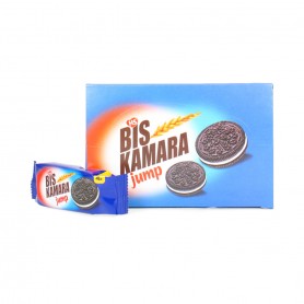 Cocoa biscuits filled with vanilla-flavored cream  KAMARA 12 pieces