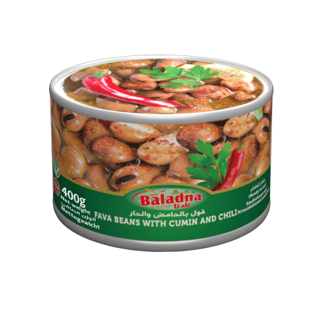 Foul Medammes Beans HOT  Baladna 400Gr