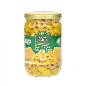 Green Olives Cham Farms 500/900Gr
