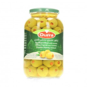 Grüne Oliven ( mit Karotte) Durra  1400 Gr