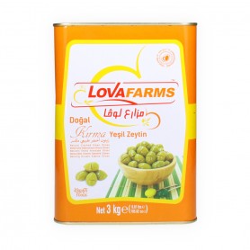 Green Olives Lova farms 3000Gr