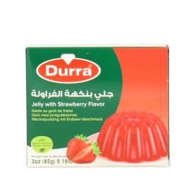 Gelatin Dessert Strawberry flavour Durra 80Gr