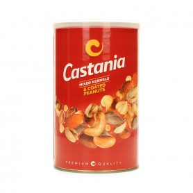 Mixed Kernles + coated Peanuts  Castania 450Gr