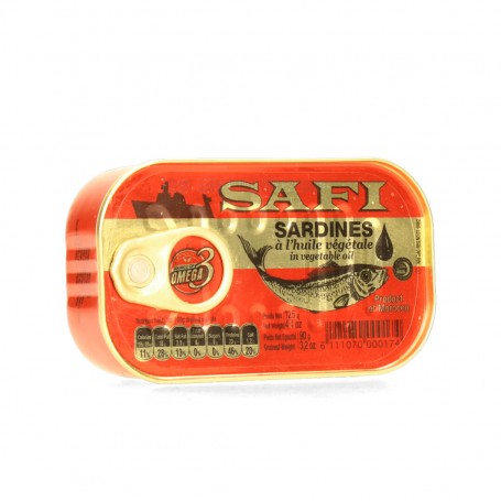 Sardin mit Vegetarisch Öl HOT SAFI 125Gr