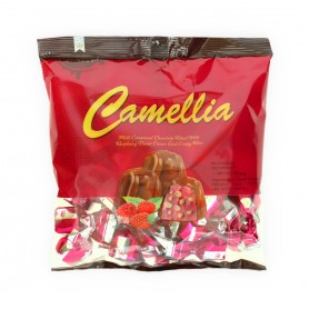 Chocolate stuffed with milk chocolate cream flavored with berries Camellia 500Gr