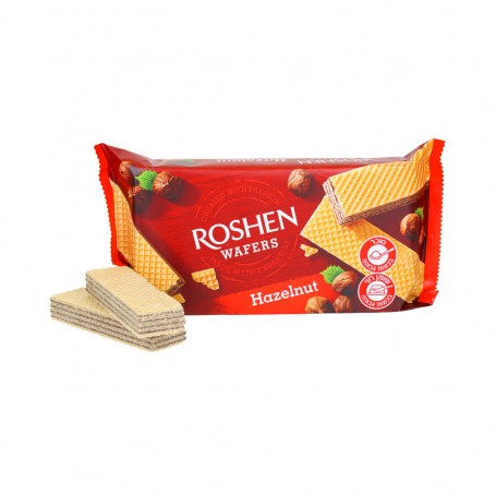 Biscuits wafers  Hazelnut Roshen 216Gr