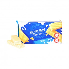 Biscuits wafers  milk Roshen 216Gr