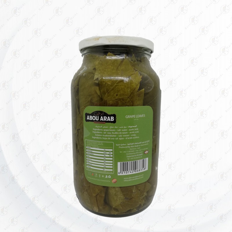 Grape leaves Abou Arab 1750/700Gr