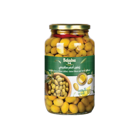 Green Olives /Salkini Baladna 660Gr