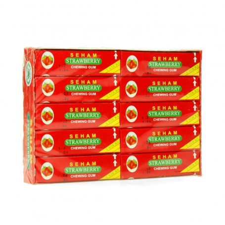 Gum Straw Berry Seham 20 St