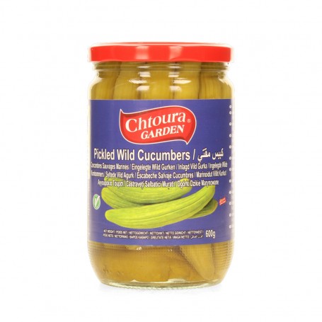 Eingelegte wildGurken Chtoura Garden 600Gr