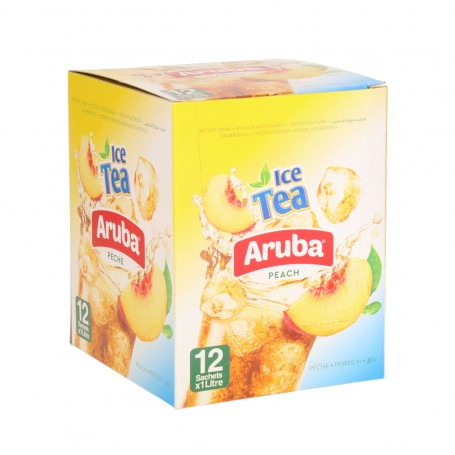 Peach Puder ice tea Aruba 12st