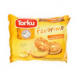 Biscuit sandwich with Bananecream Torku 4Pe