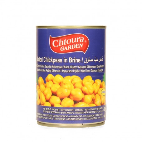 Cooked chickpeas Chtoura Garden 400Gr