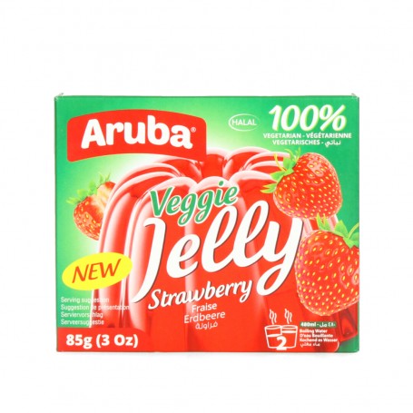 Gelatin Dessert strawbeeren Aruba 85Gr