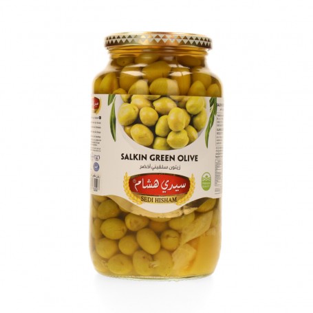 Green Olives Salkini Sedi Hesham 1300Gr