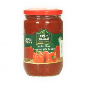 scharf Zerkleinerte rote Paprika Cham Farms 600Gr