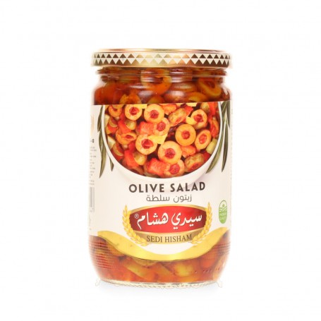 Green Olives SALAD Sedi Hesham 660Gr