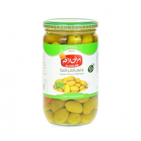 Green Olives Kalamata   Alahlam 850/500Gr