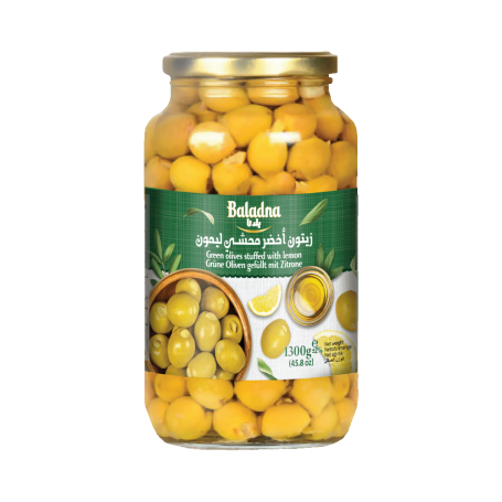 Olives stuffed limon  Baladna 1300Gr