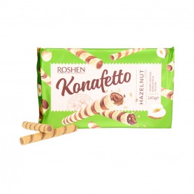 Crispy wafers Hazelnut  Roshen 140Gr