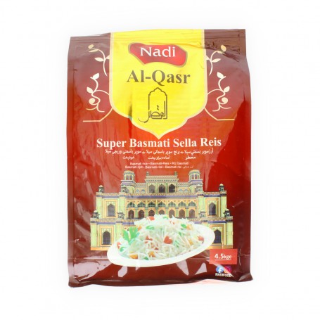 Basmati Rice sella Al-Qasr 4500Gr