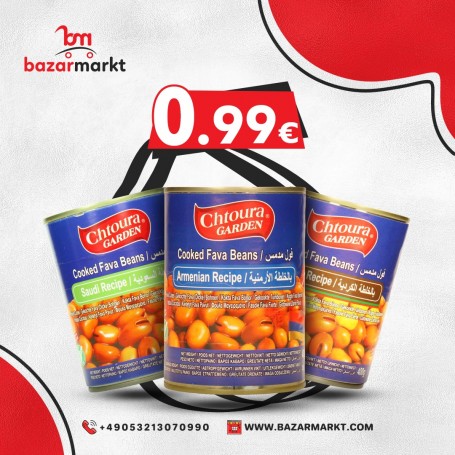 Foul Medammes Recipe / Beans Chtoura Garden 400Gr/3Pe