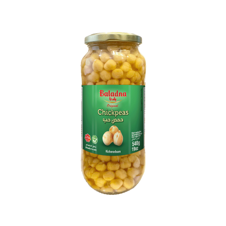 Cooked chickpeas Baladna 540Gr